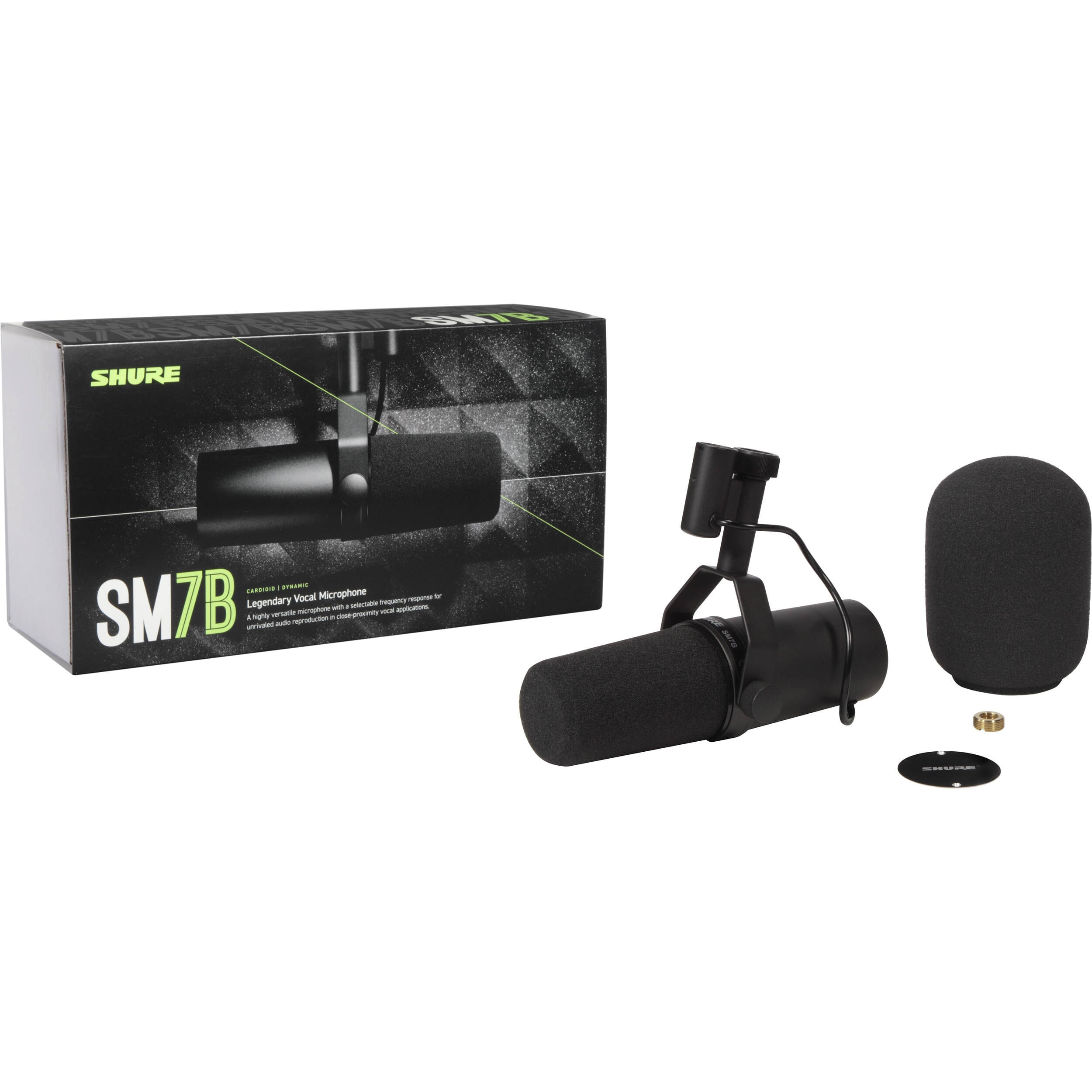 極美品 SM7B Microfone Dinâmico Para Estúdio SM-7B - Shure | FastStore PDP